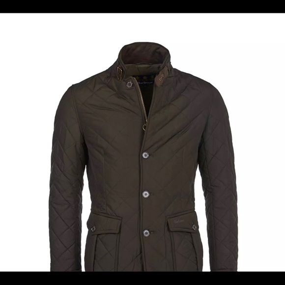 Barbour Lux Quilted Jacket Men’s Size Small (NWT) - Picture 2 of 7